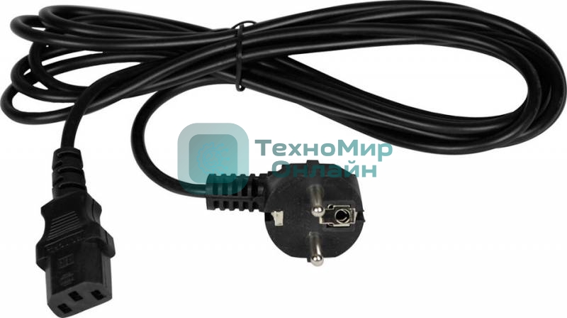 Кабель питания TLK евровилка с заземлением 10A 1.8м (TLK-PCC10-018)