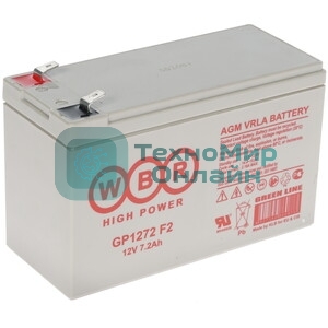 Батарея WBR GP 1272 12V 7.2Ah