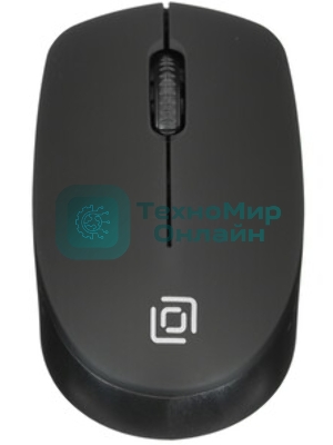 Мышь беспроводная Oklick 486MW черный, 1000 dpi, радиоканал, USB, кнопки - 3