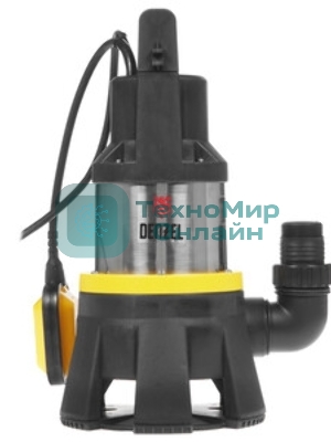Дренажный насос Denzel DP1400X, 1400 Вт, подъем 11 м, 25000 л/ч