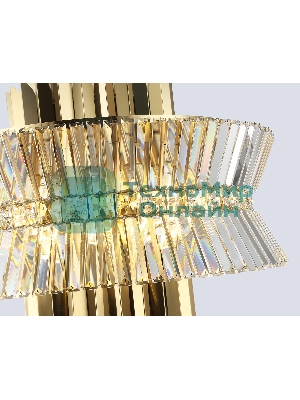 Люстра Ambrella light LH41023/18 BS/CL латунь/прозрачный E14*18 max 40W D700*750