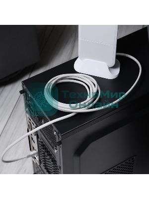 Пaтч-корд U/UTP Rexant, cat.5e, RJ45-RJ45, неэкранированный, LSZH серый, 3м