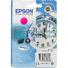 Картридж струйный Epson T2703 (C13T27034022/C13T27034020) пурпурный, 300 стр., для WF7110/7610/7620