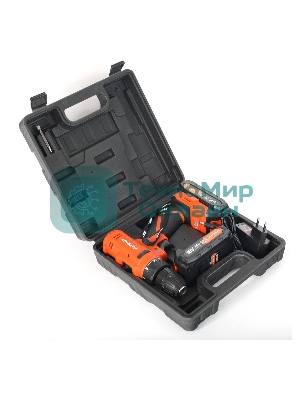 Дрель-шуруповерт Patriot BR 187UES, 18 В, 2 Ач, 25 Нм, щеточный