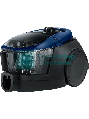 Пылесос Samsung SC18M3120VB синий, 380/1800 Вт, уборка сухая, пылесборник контейнер 2 л
