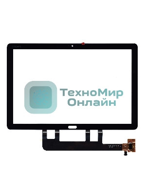 Сенсорное стекло (тачскрин) для Huawei MediaPad M5 Lite 10, черное