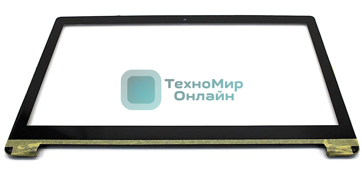 Сенсорное стекло (тачскрин) для Asus TP550LA-1A, черное с рамкой