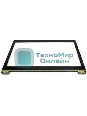 Сенсорное стекло (тачскрин) для Asus TP550LA-1A, черное с рамкой