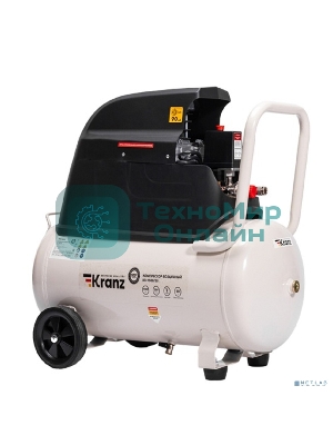 Компрессор воздушный Kranz KR-1500/50, 1500Вт, 280 л/мин, 50л