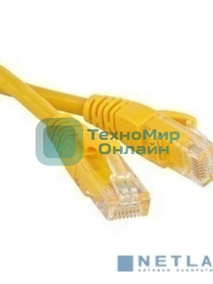Патч-корд Hyperline U/UTP, Cat.6, LSZH, 1.5 м, желтый PC-LPM-UTP-RJ45-RJ45-C6-1.5M-LSZH-YL