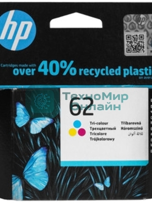 Картридж струйный HP 62 C2P06AE многоцветный (165стр.) для HP OJ 200