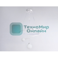 Светильник Ambrella light FL66299 WH белый 39W 3000K-6400K+G9 D500*1200 (ПДУ ИК)