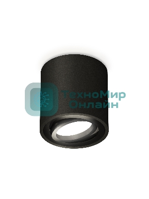 Светильник Ambrella Light XS7532002 SBK/PBK черный песок/черный полированный MR16 GU5.3 (C7532, N7002)