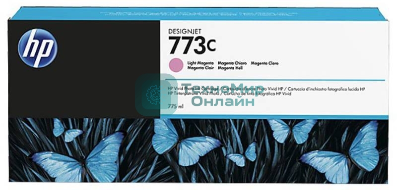 Картридж струйный HP 773C (C1Q41A) светло-пурпурный для HP Designjet Z6800 (775мл)