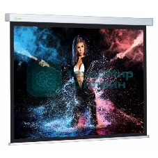 Экран Cactus 180x180см Wallscreen CS-PSW-180x180 1:1 настенно-потолочный рулонный белый