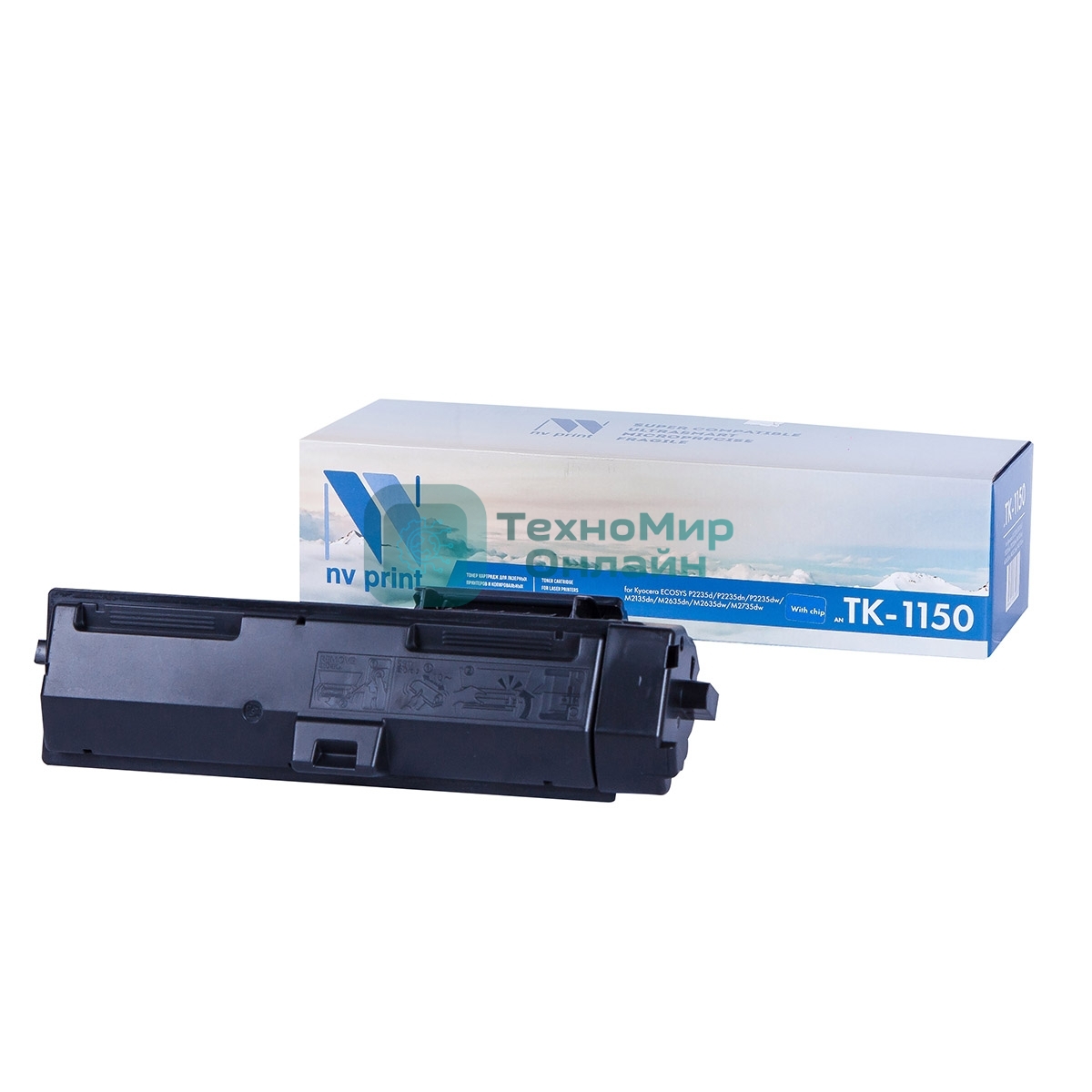 Картридж NVPrint совместимый Kyocera TK-1150 для ECOSYS P2235d/P2235dn/P2235dw/M2135dn/M2635dn/M2635dw/M2735dw (3000k)