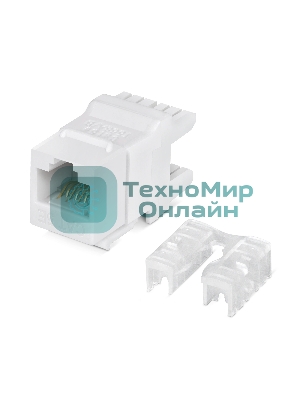 Модуль LANMASTER NTSS-KJ-UTP-RJ45-5E-180-WT информ. KeystoneRJ45 cat.5e UTP белый