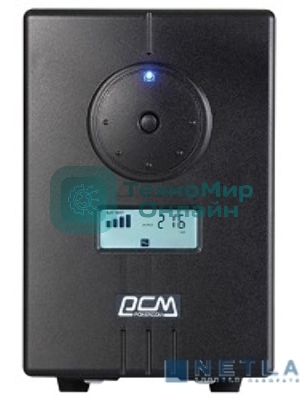 Источник бесперебойного питания Powercom Infinity INF-800 480Вт 800ВА черный