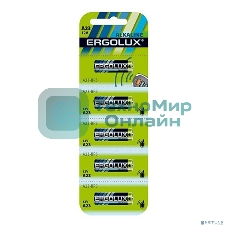 Батарейки Ergolux LR23A BL-5 (A23-BP5,12В) (5 шт. в уп-ке)