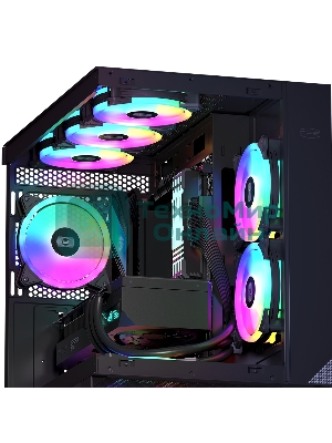 Вентилятор для корпуса PCCooler F3 T120 ARGb черный, 120 мм, 1800 об/мин, 21.6 дБ, 4 pin