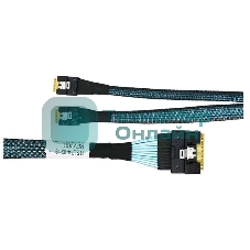 Кабель/SFF-8654 8i/SFF-8654 4i*2-0.8M