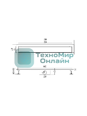 Трап линейный РМС ТЛ-01-60х7