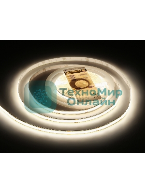 Светодиодная лента Ambrella light GS4702 COB 480Led /12W m/ 24V IP20 4500K/ 5000*8*1.54mm (2 конт.)