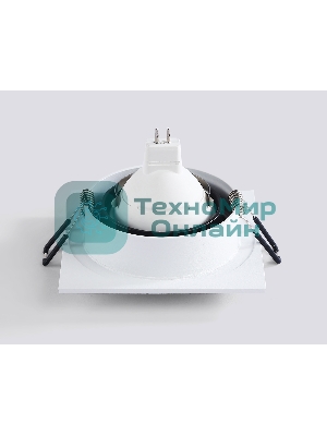 Светильник встраиваемый Ambrella light TN102727 WH/BK белый/черный GU5.3 92*92*23