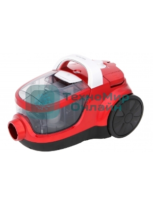 Пылесос Willmark VC-2067CY красный, 400/2000 Вт, уборка сухая, пылесборник контейнер 2 л