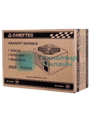 Блок питания Chieftec RTL GPS-600A8, 600Вт, 80 PLUS, 120мм, черный