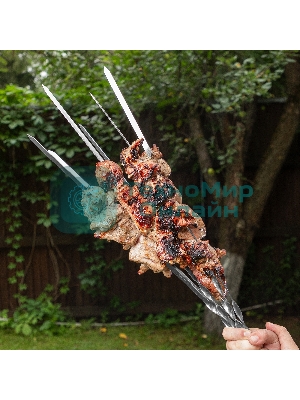 Шампуры с чехлом Camping Palisad 60 см (6шт.)