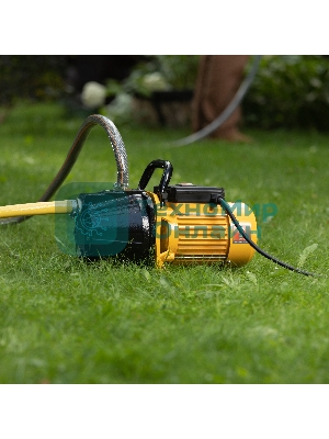 Садовый поверхностный насос GP1100C, 1100 Вт, 4500 л/ч, подъем 46 м, чугун Denzel