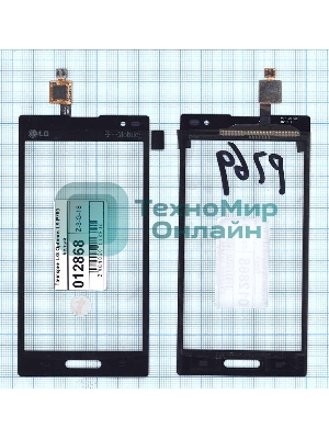 Сенсорное стекло (тачскрин) для LG Optimus L9 (P769), черное