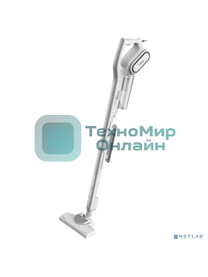 Пылесос вертикальный Deerma DX700 белый, питание от сети, 210 Вт, уборка сухая, пылесборник 0.8 л
