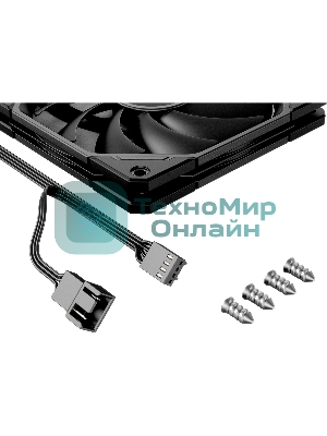 Вентилятор для корпуса ID-Cooling TF-12015-K черный, 120 мм, 2200 об/мин, 32.3 дБ, 4 pin