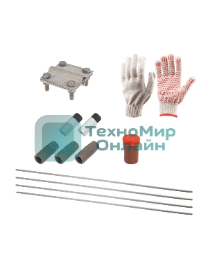 Комплект заземления Rexant с заострением 6 м, d16