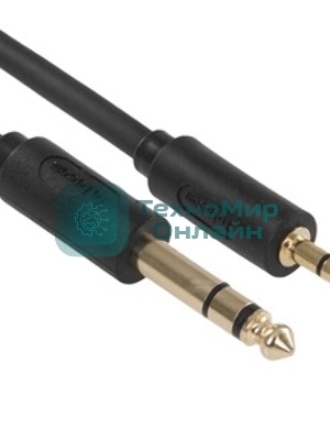 Кабель-адаптер 3.5ST(M)/6.35 ST(M), 3м, Telecom PRO TAV6165-3M