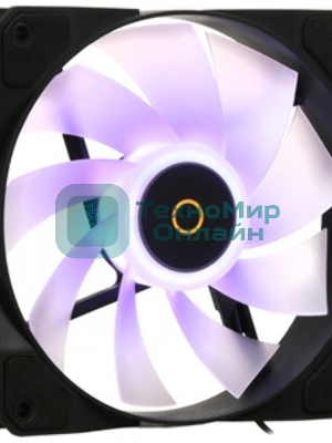 Реверсный вентилятор Fan Ocypus Beta F12 BK ARGB PWM черный