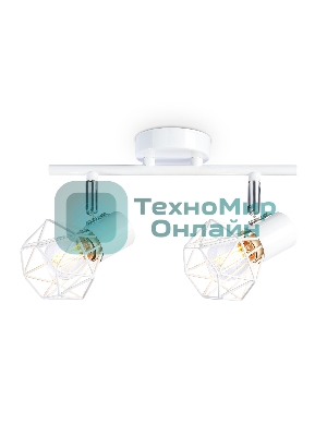 Светильник Ambrella light TR8628/2 WH/CH белый/хром E27*2 max 40W 260*91*175