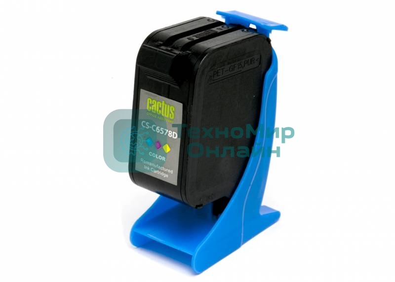 Картридж струйный Cactus CS-C6578D №78 голубой/пурпурный/желтый (19мл) для HP DJ 900/1220C/PS P000/P1100