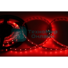 Лента светодиодная открытая, 8 мм, IP23, SMD 2835, 60 LED/m, 12 V, цвет свечения красный