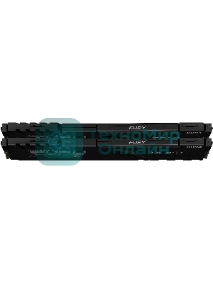 Оперативная память Kingston Fury Beast, DDR4, 32GB (2x16GB), 3200MHz, CL16, DIMM, с радиатором, черный