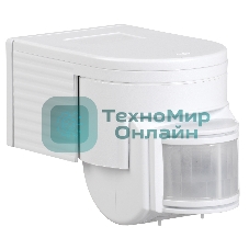 Датчик движения IEK LDD10-012-1100-001ДД 012 белый, макс. нагрузка 1100Вт, угол обзора 180град., дальность 12м, IP44