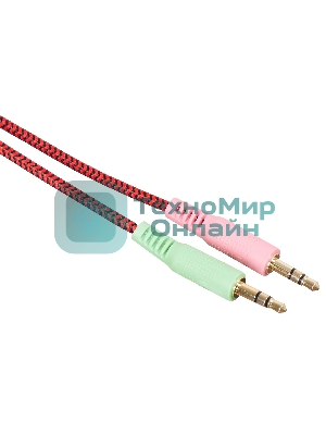 Проводные наушники Oklick HS-G300 черный/красный, полноразмерные, Jack 3.5 мм