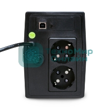 Источник бесперебойного питания UPS POWERMAN Back Pro 650, line-interactive