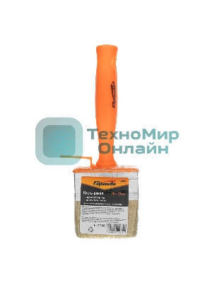 Кисть-ракля Sparta 30х70 мм, натуральная щетина, пластмассовый корпус, пластмассовая рукоятка