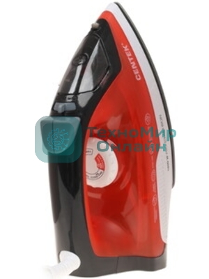 Утюг Centek СТ-2347 красный, 1800 Вт, 20 г/мин, 80 г/мин, 200 мл