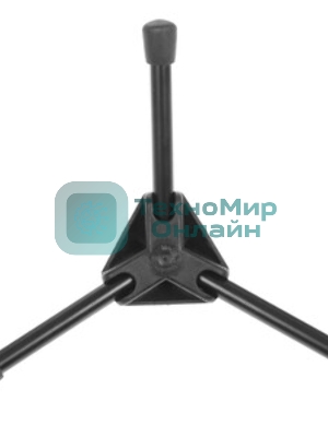 Настольная микрофонная стойка K&M [23110-316-55] высота 60 мм, складная конструкция, материал стойки - пластик, цвет черный