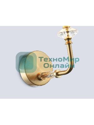 Настенный светильник Ambrella light LH71506 BS/FR латунь/белый матовый E14 max 40W 230*120*310