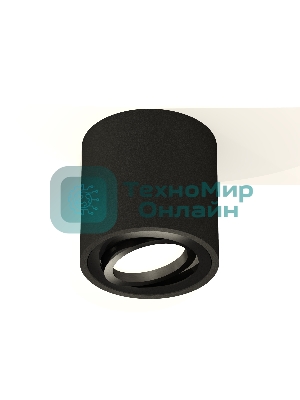 Светильник Ambrella Light XS7532002 SBK/PBK черный песок/черный полированный MR16 GU5.3 (C7532, N7002)